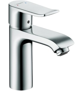 Hansgrohe Metris Modern Zamansız Kolay Temizleme 1-Kulp 1 7" Uzunluğunda Krom Banyo Lavabo Bataryası
