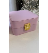 Takı kutusu pembe renk seyahat boy