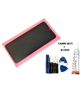 Tkgz Xiaomi Redmi 9A Uyumlu Lcd Ekran Dokunmatik + B-7000 + Tamir Seti