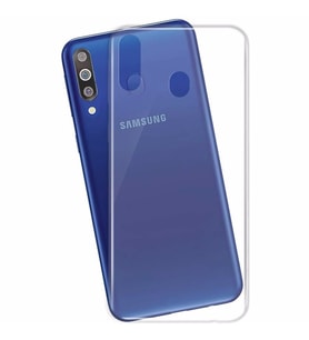 Samsung Galaxy M30 Premium Şeffaf Silikon Kılıf Logis