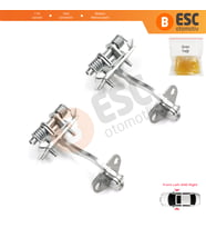 Peugeot 306 1993-2002 9181E5 İçin 2 EA Ön Sağ ve Sol Kapı Gergi Yayı