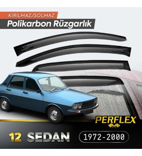 Renault 12 Sedan 1972-2000 Cam Rüzgarlığı V2 Mugen