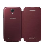 Galaxy S4 ile Uyumlu Flip Cover Kılıf Kırmızı EF-FI950BREGWW