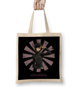 Lelouch Lamperouge Retro Japanese Bez Çanta Uzun Saplı
