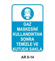 İŞ GÜVENLİĞİ UYARI LEVHASI 1 ADET PVC 21 X 29CM