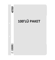 Bigpoint Telli Dosya Beyaz x 100 Adet