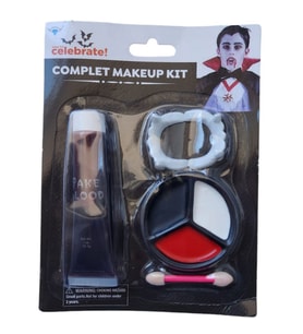 Hallowen Cadılar Bayramı Yapay Kan Diş Ve Boyama Set