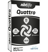 Nbt Life Quattro 30 Tablet B12 Vitamini İçeren Takviye Edici Gıda Türkiye Menşeli