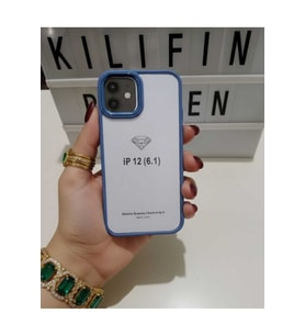 İphone 12 / 12 Pro Renkli Kenar Kılıf Modeli
