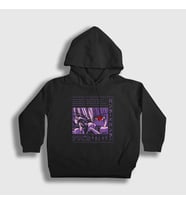 Presmono Unisex Çocuk Siyah Kurapika V2 Anime Hunter X Hunter Kapüşonlu Sweatshirt 238982tt