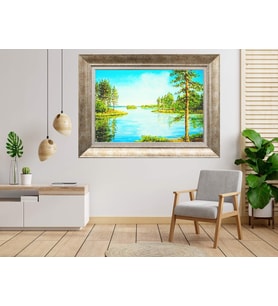Gümüş Çerçeveli dekoratif Tablo as1209