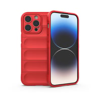 Apple iPhone 16 Pro Max Kılıf Elde Tutma Kolaylıkla Kaydırmaz Kenar Line Dizayn (Kırmızı)