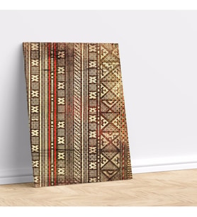 Afrika Dokusu 3 Kanvas Tablo
