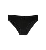 12 Adet Yıldız Bayan Bambu Bikini Külot Siyah 3911