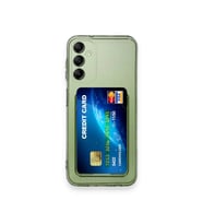 Samsung Galaxy M15 Kılıf Kart Şeffaf Silikon - Şeffaf