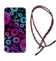 Samsung J6 Plus J7 Prime J7 Pro M20 Kılıf Boyun Asklı Rasta Silikon Daireler 1751