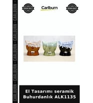 Özel Üretim Dekoratif Aromaterapi Ev Aksesuarı Hediyelik El Tasarımı seramik Buhurdanlık ALK1135