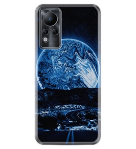 INFINIX Note 11 Pro Note 10 Hot 9 Play Kılıf Desemli Silikon Mavi Gece 1605