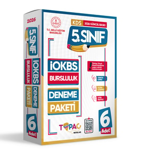 2026 5.Sınıf Topaç Yayınları İOKBS-BURSLULUK 6lı Deneme Paketi Dijital Çözümlü Türkiye Geneli