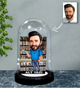 KİŞİYE ÖZEL TELEFONCU TASARIMLI IŞIKLI KARİKATÜR FANUS BİBLO FN90