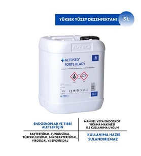 ACTOSED® FORTE READY 5 L Endoskoplar ve Tıbbi Aletler için Kullanıma Hazır Yüksek Düzey Dezenfektan