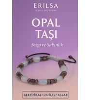 Sertifikalı Doğal Opal Taşı Bileklik - Sezgi Gücü ve İçsel Sakinlik Veren Şık Takı (Çok Renkli)