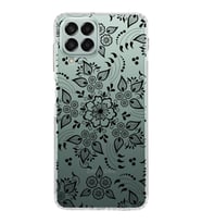 Samsung Galaxy M33 Kapak Nostalji Desen Tasarımlı Şeffaf  Kılıf