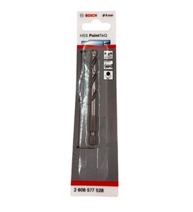 Mey İthalat® Bosch Point TeQ Altıgen Şaftlı Hss Matkap Ucu 6 mm