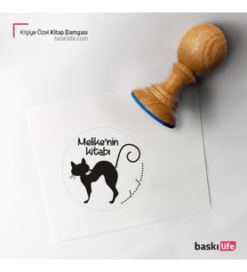 Kişiye Özel Kitap Damgası Kitap Mührü Kaşe Kitap Mühür Özel Damga 189