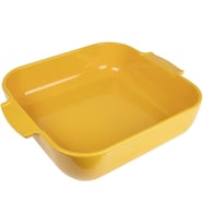Peugeot - Seramik Kare Fırın Kabı - 36 Cm (Saplar Dahil) X 31 Cm X 8,2 Cm - Kapasite: 5,4 L - 10 Yıl