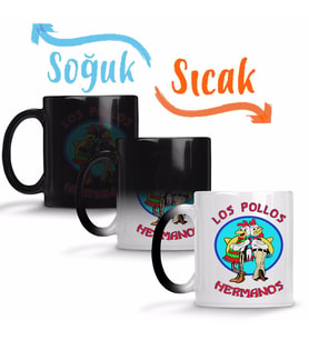 Los Pollos Hermanos Breaking Bad Sihirli Kupa Bardak Porselen