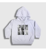 Presmono Unisex Çocuk Beyaz Three XXXTentacion Kapüşonlu Sweatshirt 49320tt (Beyaz)
