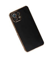 Newface Xiaomi Mİ 11 Lite Kılıf Volet Silikon - Siyah