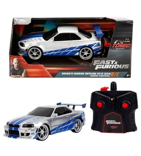 9772 Sun-Sim-Jda-Rc Araba 1 24 Fast Furious Nissan Skyline Gtr 2 4 Ghz Fastf
