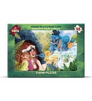 Art Çocuk Puzzle 48 Parça Alaaddin'in Sihirli Lambası Çerçeveli Yapboz