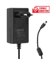 Weko 12 Volt - 3 Amper - 36 Watt 5.5*2.5 Uçlu Plastik Kasa Priz Tip Adaptör