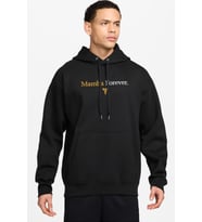 Nike Kobe Fleece Loose Fit Hoody Black Bol Kesim Kapüşonlu Erkek Sweatshirt Siyah