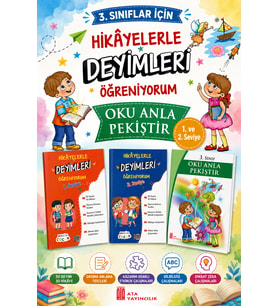 3.Sınıflar İçin Hikayelerle Deyimleri Öğreniyorum 1 ve 2 + Oku Anla Pekiştir