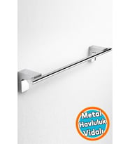 Banyo Lavabo Mutfak Aparat Standı Bez Havlu Askısı Uzun Havluluk Vidalı Kro