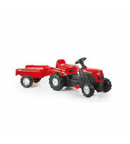8146 Oyuncak Romorklu Traktor Kirmizi