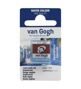 Talens Van Gogh 1/2 Tablet Sulu Boya 339 Light Oxide Red 