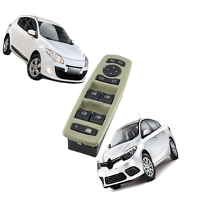 RENAULT MEGANE 3 - FLUENCE SOL DÖRTLÜ CAM DÜĞMESİ 2010--2014 KREM