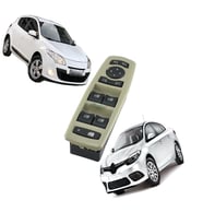 RENAULT MEGANE 3 - FLUENCE SOL DÖRTLÜ CAM DÜĞMESİ 2010--2014 KREM