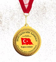 Kişiye Özel Madalya İstiklal Marşı Okuma Yarışma Birincisi - BK2