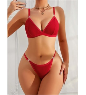 Fantezia Night Kadın Kırmızı Mayo Bikini 5184