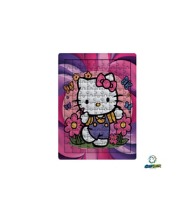 Ghostbastır Design Hello Kitty 99 Parça Ayaklı Puzzle – Dekoratif Çocuk Yapbozu 0165