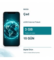 Çad eSIM İnternet Paketi 3 GB 15 Gün