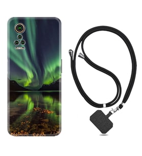 General Mobile GM 21 Pro GM 22 Pro Plus Kılıf Boyun Askılı Silikon Kuzey Işıkları 1327