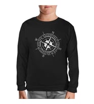 Pusula II Siyah Çocuk Sweatshirt