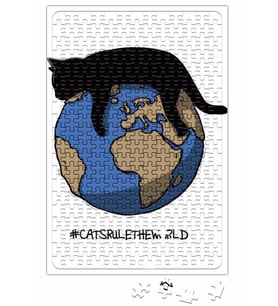 Cats Rule The World Puzzle 240 Parça Yapboz
